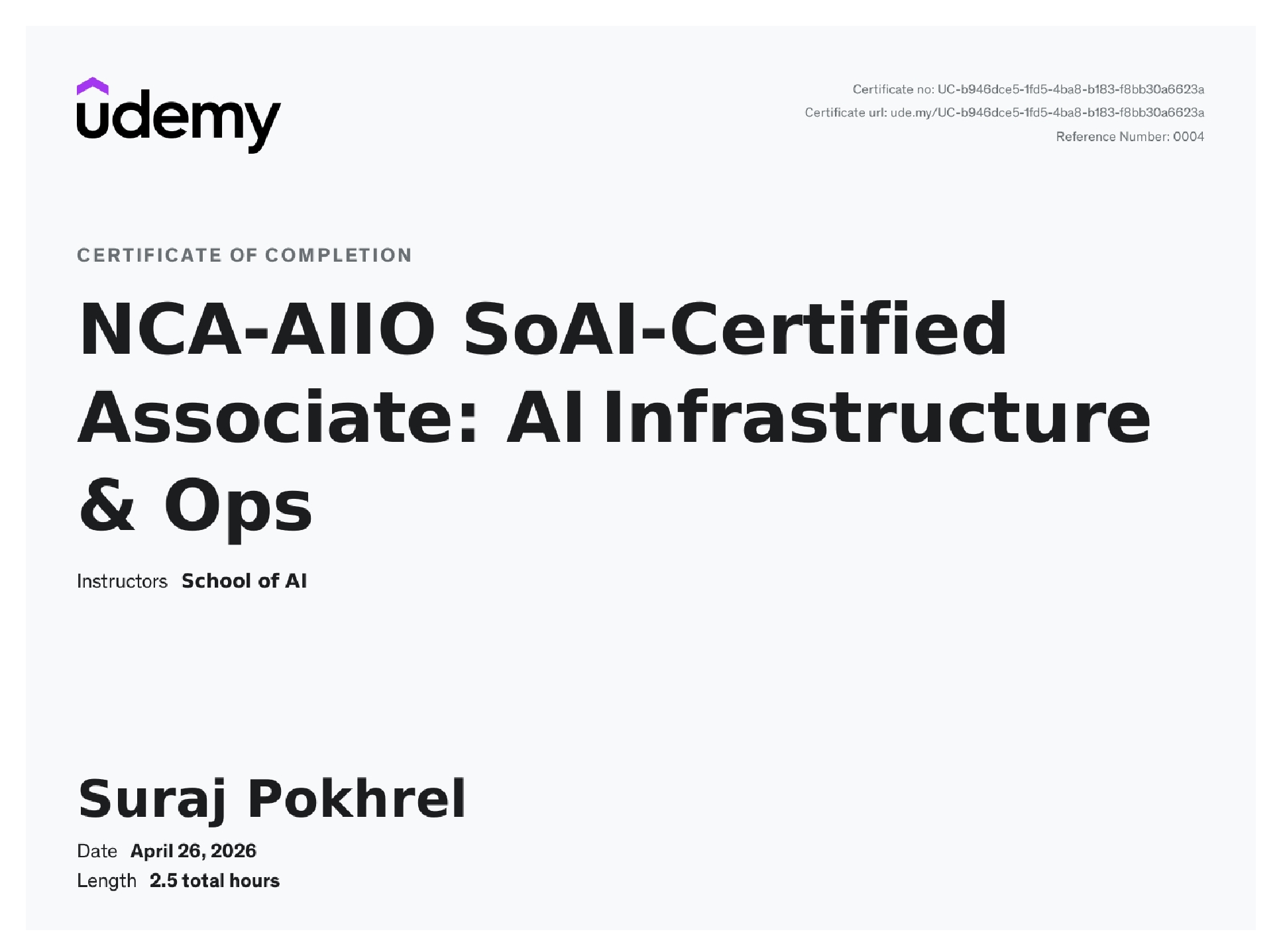 NCA‑AIIO SoAI‑Certified Associate