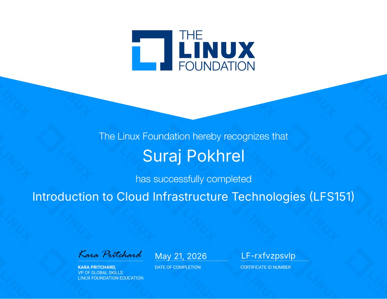 Introduction to Cloud Infrastructure Technologies (LFS151)